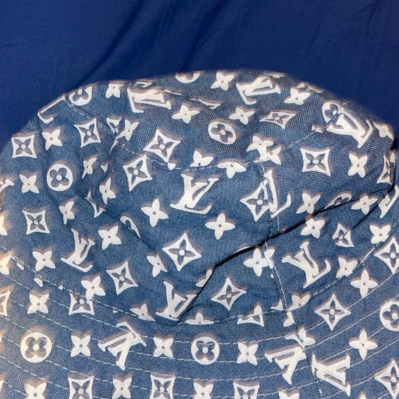 Louis Vuitton Blue Jean Bucket Hat - Picture 1 of 3